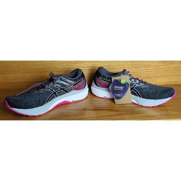 ASICS Women's GT-2000 10 Running Shoes, Size 9 Narrow Gray/Pink - Picture 3 of 11